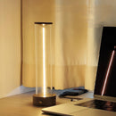 Minimalist Table Lamp Cordless Lamp Rechargeable Lamp Touch Dimmable Lamp - Black - Size 24CM
