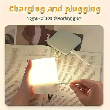 White Silver Touch-Controlled Bedside Lamp Dimmable Table Lamp 3-Color Warm White LED Light
