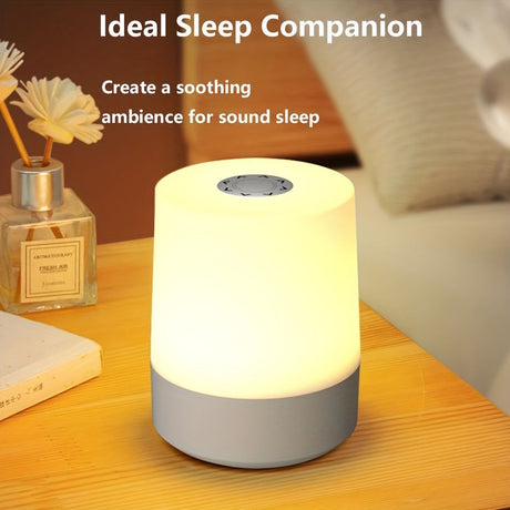White Silver Touch-Controlled Bedside Lamp Dimmable Table Lamp 3-Color Warm White LED Light