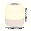 White Portable LED Table Lamp USB-C Rechargeable Lamp Adjustable Brightness Lamp 3