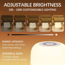 White Portable LED Table Lamp USB-C Rechargeable Lamp Adjustable Brightness Lamp 3