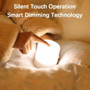 White Portable LED Table Lamp USB-C Rechargeable Lamp Adjustable Brightness Lamp 3