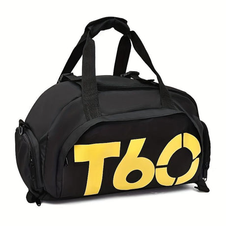 Travel Duffel Bag T60 Duffel Durable Travel Bag Stylish Gym Bag Weekend Bag - black and white - Size 50-30-28CM