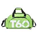 Travel Duffel Bag T60 Duffel Durable Travel Bag Stylish Gym Bag Weekend Bag - black and white - Size 50-30-28CM