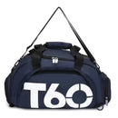 Travel Duffel Bag T60 Duffel Durable Travel Bag Stylish Gym Bag Weekend Bag - Orange - Size 50-30-28CM