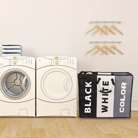 240L Laundry Basket Portable Laundry Hamper Aluminium-Alloy Handle Basket Large - Multi-color - Size 01