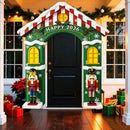 Christmas Decoration 2D Flat Banner Merry Christmas Archway Front Porch Decor - 01 - Size 190-250CM
