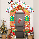 Christmas Decoration 2D Flat Banner Merry Christmas Archway Front Porch Decor - 02 - Size 190-250CM