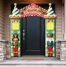 Christmas Decoration 2D Flat Banner Merry Christmas Archway Front Porch Decor - 05 - Size 190-250CM