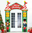 Christmas Decoration 2D Flat Banner Merry Christmas Archway Front Porch Decor - 07 - Size 190-250CM
