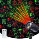 Christmas Outdoor Laser Light Outdoor Laser Projector Festive Laser Decorations - Black - Size 01