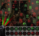 Christmas Outdoor Laser Light Outdoor Laser Projector Festive Laser Decorations - Black - Size 01