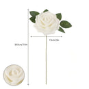 White Artificial Roses Wedding Decorations Bridal Bouquet Wedding Centerpieces