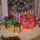 Christmas gift box, LED decorative lights, holiday decor, festive room decoration, battery operated Christmas lights, gift box lights, Australian Christmas decorations - Christmas - Size 5