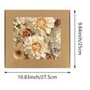 White Nude Artificial Flowers Faux Roses DIY Flower Arrangement Wedding Decorations