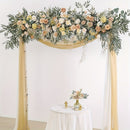 White Nude Artificial Flowers Faux Roses DIY Flower Arrangement Wedding Decorations