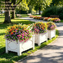 White Outdoor Artificial Flowers UV-Resistant Flowers Wedding Decorations Party