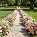 White Outdoor Artificial Flowers UV-Resistant Flowers Wedding Decorations Party