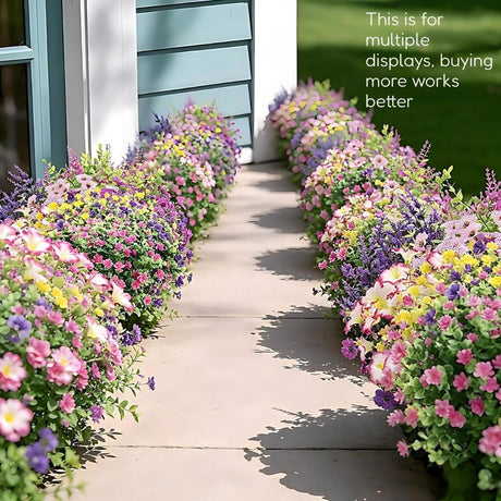 White Outdoor Artificial Flowers UV-Resistant Flowers Wedding Decorations Party