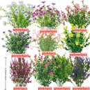 White Outdoor Artificial Flowers UV-Resistant Flowers Wedding Decorations Party