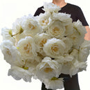 White Artificial Peonies Wedding Decorations Festival Decorations Valentine'S Day