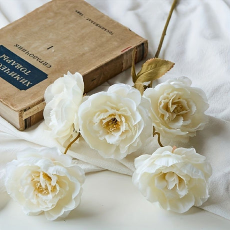 White Artificial Peonies Wedding Decorations Festival Decorations Valentine'S Day