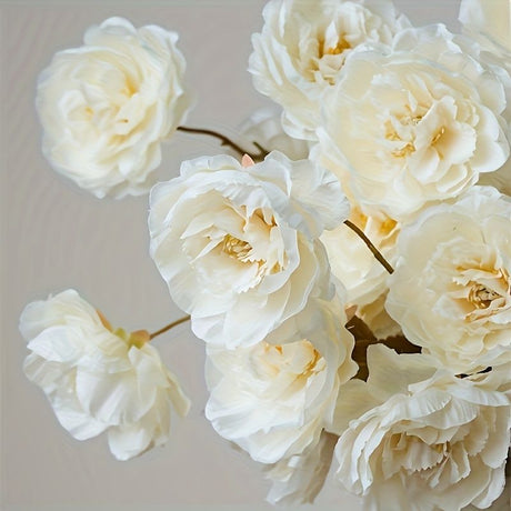 White Artificial Peonies Wedding Decorations Festival Decorations Valentine'S Day