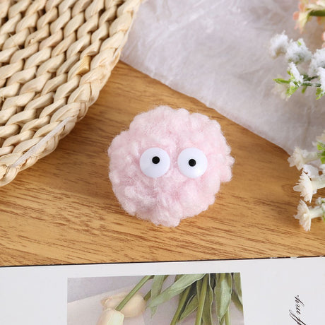 Cat Toys Fluffy Ball Toys Cat Interactive Toys Indoor Cat Toys Cat Boredom - Light pink - Size 01