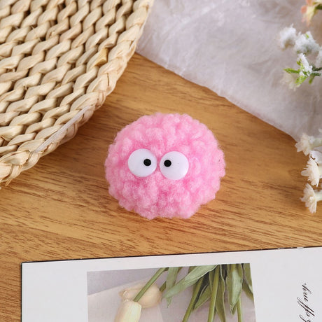 Cat Toys Fluffy Ball Toys Cat Interactive Toys Indoor Cat Toys Cat Boredom - Light pink - Size 01