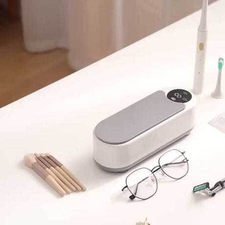 Eyewear Cleaner Jewelry Cleaner Watch Cleaner Sonic Vibration Cleaner USB - White - Size Eyewear Cleaner Jewelry Cleaner Watch Cleaner Sonic Vibration Cleaner USB