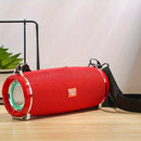 Portable Wireless Speaker Bluetooth Speaker Flashing LED Lights Party Speaker - Blue - Size 01