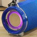 Portable Wireless Speaker Bluetooth Speaker Flashing LED Lights Party Speaker - Camouflage - Size 01