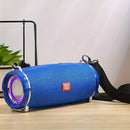 Portable Wireless Speaker Bluetooth Speaker Flashing LED Lights Party Speaker - Green - Size 01