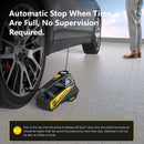 Black CaRSun Tire Inflator Portable Air Compressor LED Light Tire Inflator DC 12V