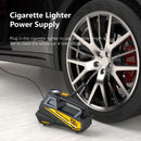 Black CaRSun Tire Inflator Portable Air Compressor LED Light Tire Inflator DC 12V