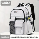 Teenager Backpack Safe Materials Backpack Multiple Compartments Backpack Ample - Black - Size 44-32CM