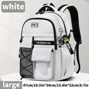 Teenager Backpack Safe Materials Backpack Multiple Compartments Backpack Ample - Black - Size 44-32CM