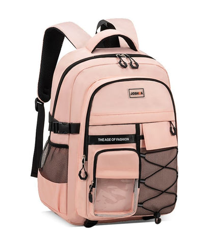Teenager Backpack Safe Materials Backpack Multiple Compartments Backpack Ample - Blue - Size 44-32CM