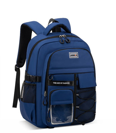 Teenager Backpack Safe Materials Backpack Multiple Compartments Backpack Ample - White - Size 47-34CM