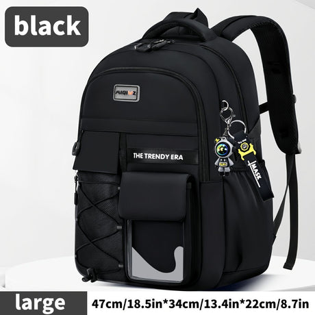 Teenager Backpack Safe Materials Backpack Multiple Compartments Backpack Ample - White - Size 47-34CM