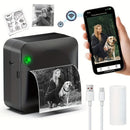Portable Photo Printer Wireless Photo Printer Black And White Photo Printer - Black - Size 01