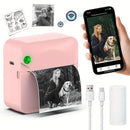 Portable Photo Printer Wireless Photo Printer Black And White Photo Printer - Black - Size 01