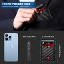 Men'S Card Holder Carbon Fiber Card Holder Men'S Accessories Stylish Card - Black - Size 01