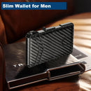 Men'S Card Holder Carbon Fiber Card Holder Men'S Accessories Stylish Card - Black - Size 01