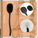 Body exfoliating long handle shower brush, gentle exfoliating body scrub, easy to clean, rich foam, long-lasting fragrance