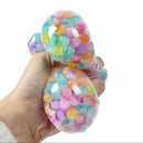 3-piece set, sensory stress ball, squeeze ball for relieving ADHD stress, stress relief toy with soft rubber ball, Valentine's Day relaxation toy, focus aid tool, sensory stimulation, tactile sensory tool, hand relaxation, smooth texture, high-quality sen