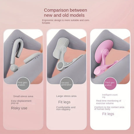A pink pelvic floor muscle training repair device for home use, a beauty leg device, postpartum recovery, Kegel pelvic bone, hip flexor, inner thigh.