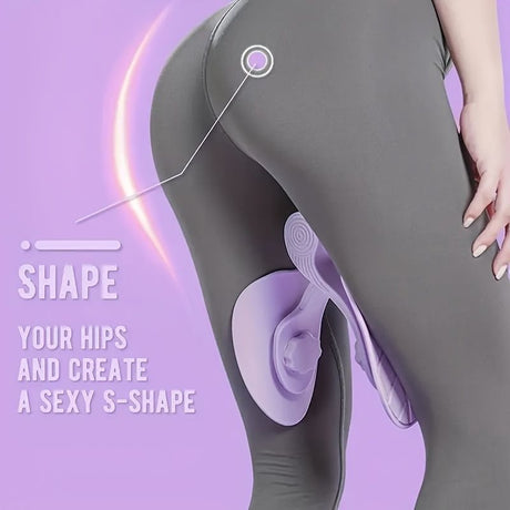 A pink pelvic floor muscle training repair device for home use, a beauty leg device, postpartum recovery, Kegel pelvic bone, hip flexor, inner thigh.
