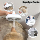 3-in-1 automatic cleaning steam pet brush - anti-static, suitable for long-haired and short-haired cats and dogs grooming tools, remove loose hair and reduce shedding