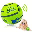 Interactive dog toy, sound ball, rolling, barking, dog self-entertainment, dog boredom relief, bite-resistant, gnawing, barking, no batteries, pet interactive ball toy, dog IQ training ball toy